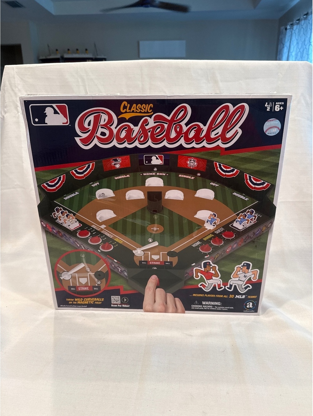 Classic Baseball Tabletop Game for Ages 6+